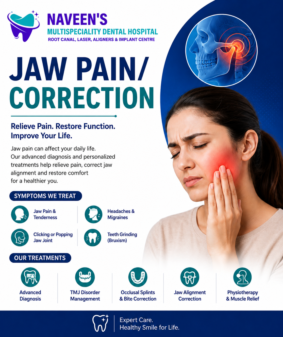 Jaw Pain Correction