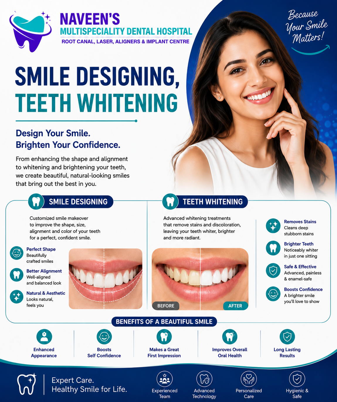 Smile Designing & Teeth Whitening